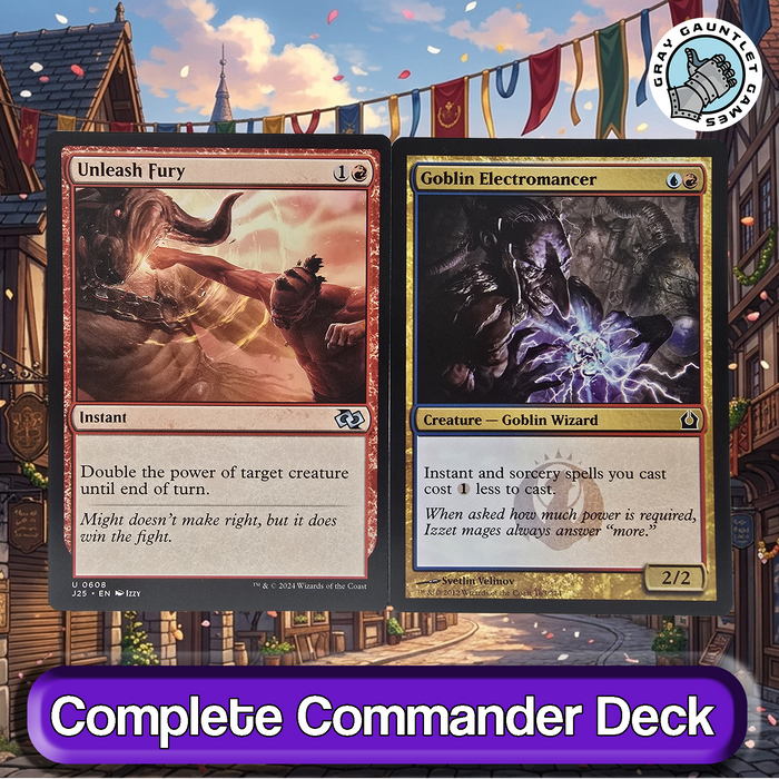 Vivi Ornitier COMMANDER DECK Spellslinger Tokens Burn MTG Custom Edh Magic