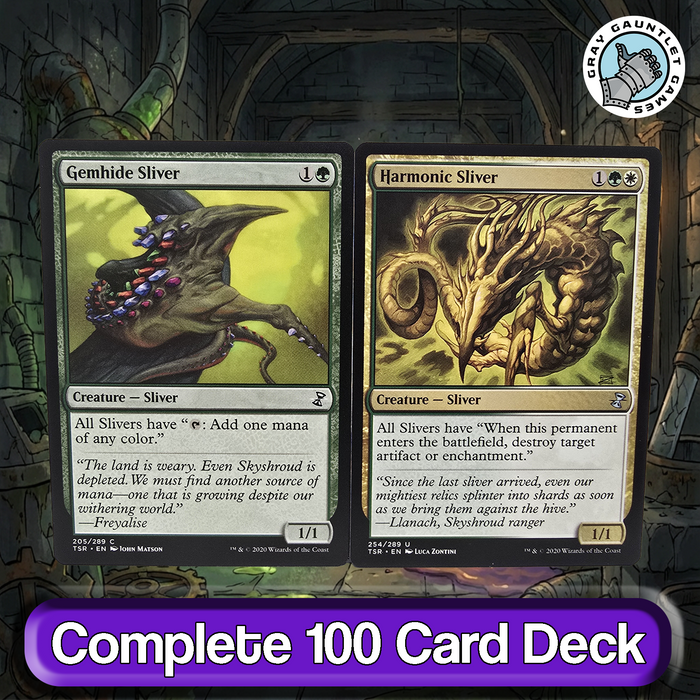 Sliver Hivelord COMMANDER DECK Sliver Tribal Indestructible MTG Custom EDH Magic