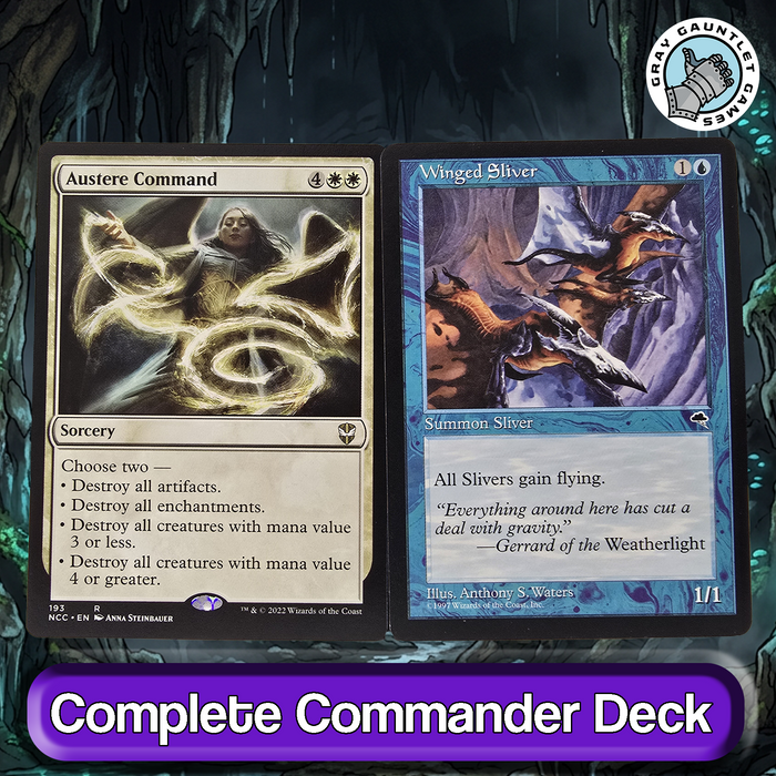 Sliver Hivelord COMMANDER DECK Indestructible Sliver Tribal MTG Custom Edh Magic