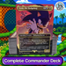 Sonic the Hedgehog trading card with game-like background