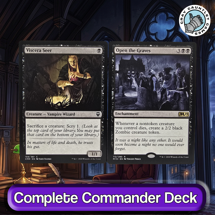 Teysa Karlov COMMANDER DECK Aristocrats Tokens Reanimator Orzhov MTG Custom EDH
