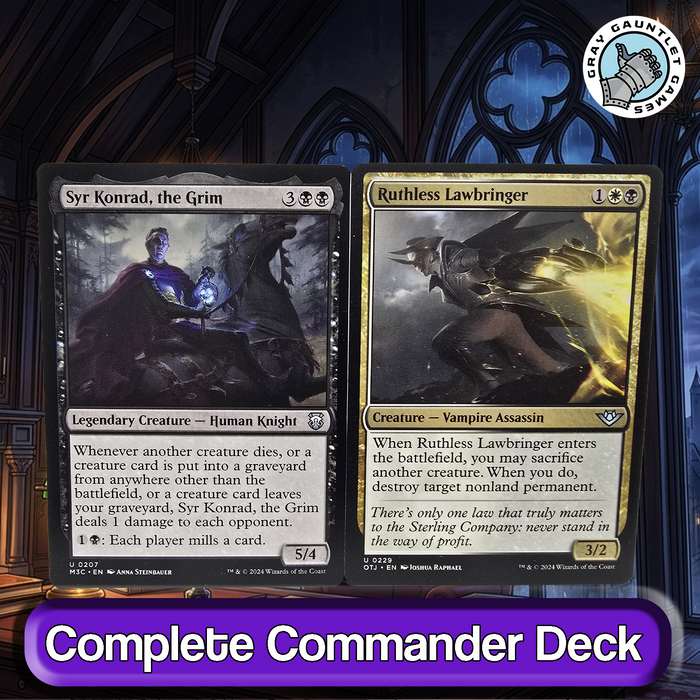 Teysa Karlov COMMANDER DECK Aristocrats Tokens Reanimator Orzhov MTG Custom EDH