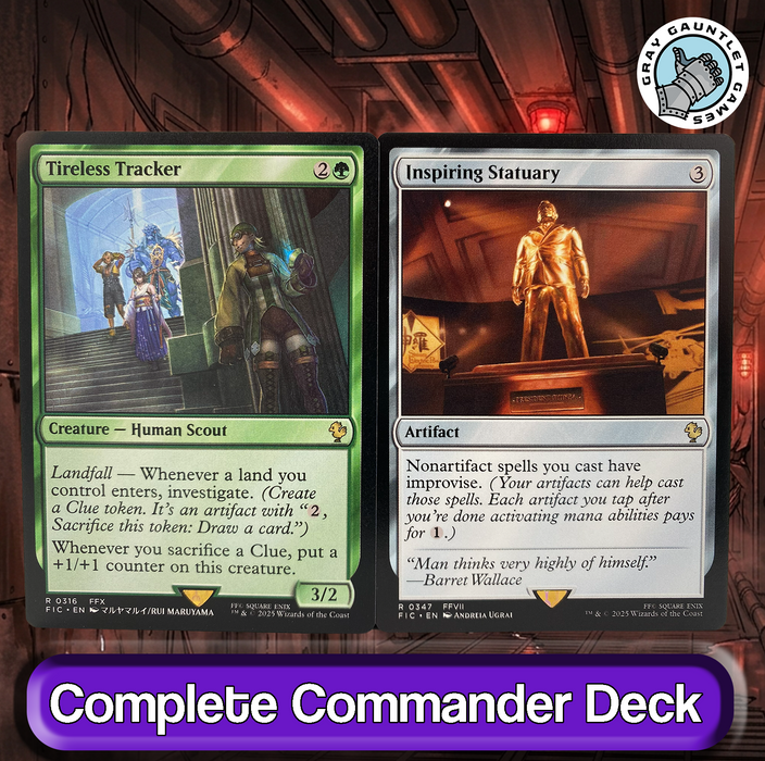 Toph, the First Metalbender COMMANDER DECK Artifacts Lands MTG Custom Edh Magic