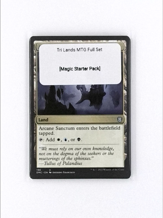 Tri Lands MTG Full Set All 10 Shards Wedges Magic Commander Staples EDH Mana Lot [Magic Starter Pack]
