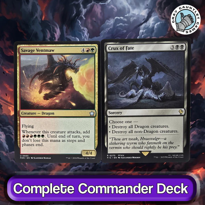 The Ur-Dragon COMMANDER DECK Dragon Tribal Strong MTG Custom Powerful Edh Magic