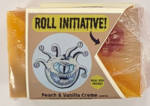 Hipp & Horn | Roll Initiative Soap | Peach & Vanilla Creme