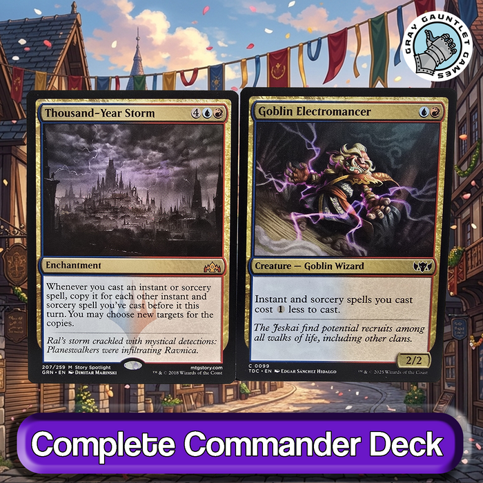 Vivi Ornitier COMMANDER DECK Spellslinger Burn Counters Tokens MTG Custom EDH
