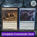 Two fantasy trading cards with a dark, gothic background featuring a castle and trees.