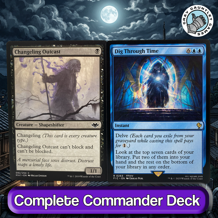 Yuriko, the Tiger's Shadow COMMANDER DECK Ninja Typal Drain MTG Custom Edh Magic