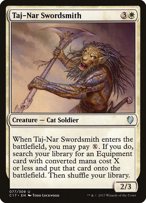 Taj-Nar Swordsmith [Commander 2017]