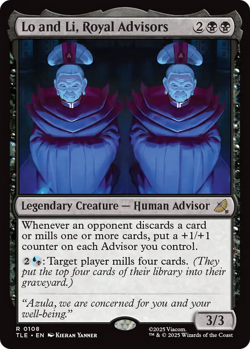 Lo and Li, Royal Advisors [Avatar: The Last Airbender: Eternal-Legal]