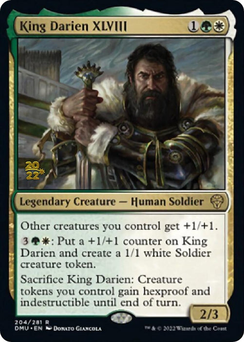 King Darien XLVIII [Dominaria United Prerelease Promos]