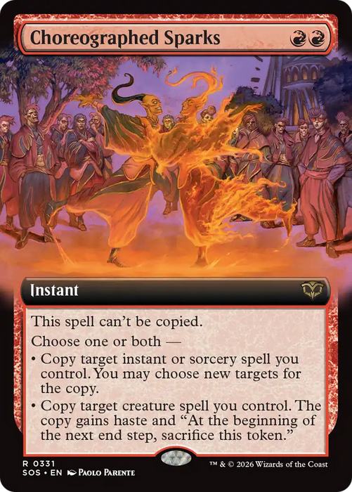 Choreographed Sparks (Extended Art) [Secrets of Strixhaven]