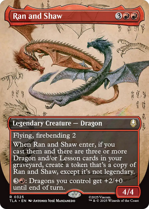 Ran and Shaw (Borderless) [Avatar: The Last Airbender]