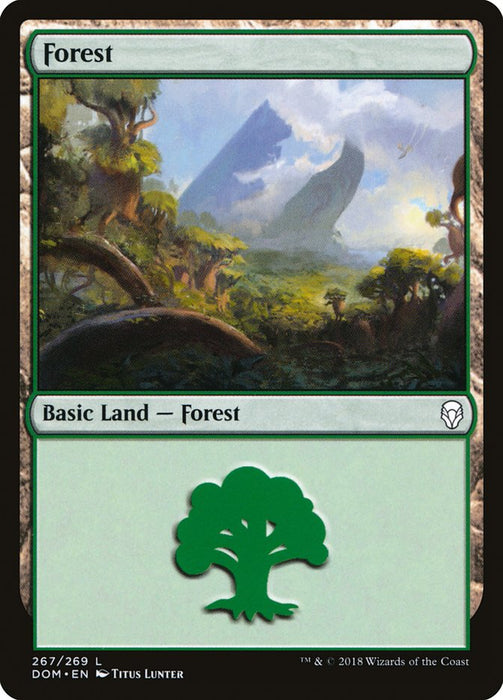 Forest (267) [Dominaria]