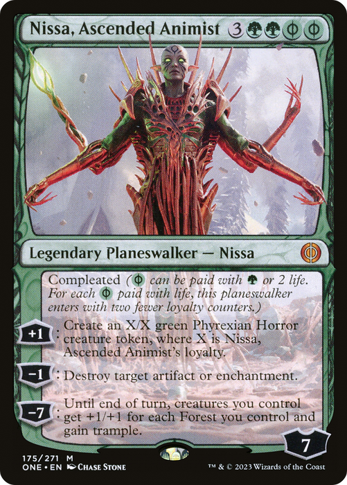 Nissa, Ascended Animist [Phyrexia: All Will Be One]