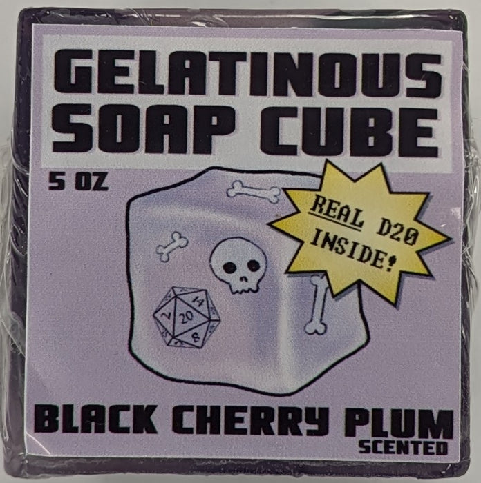 Hipp & Horn | Gelatinous Cube Soap | Black Cherry Plum