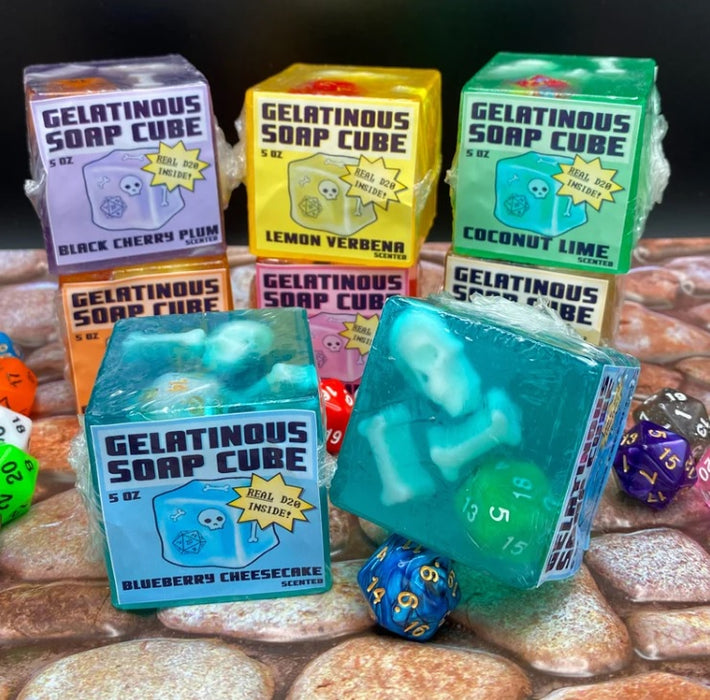 Hipp & Horn | Gelatinous Cube Soap | Blueberry Cheesecake