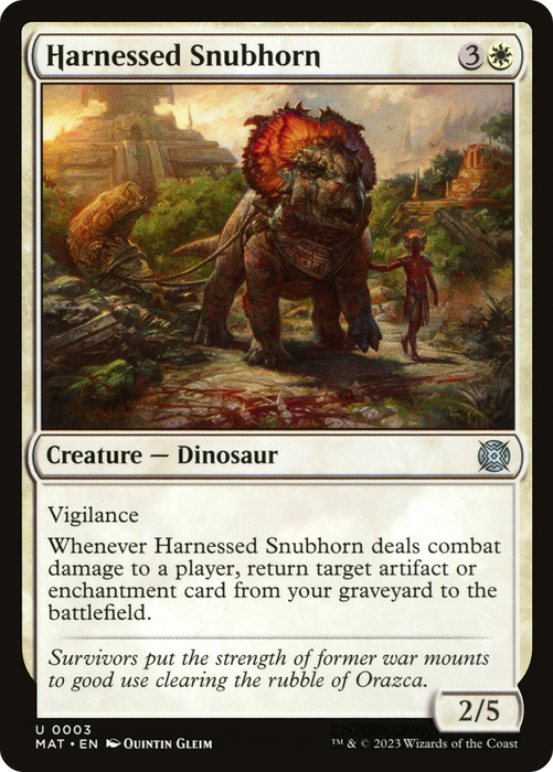 Harnessed Snubhorn [March of the Machine: The Aftermath]
