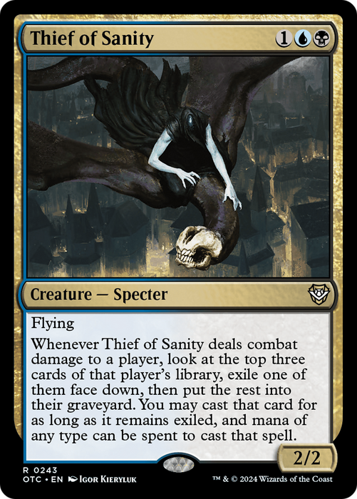 Thief of Sanity [Outlaws of Thunder Junction Commander]