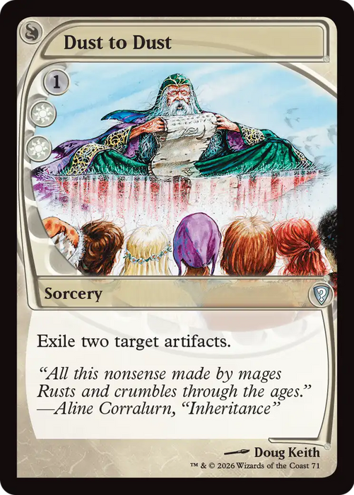 Dust to Dust (Future Sight) [Mystery Booster: Commander Edition]