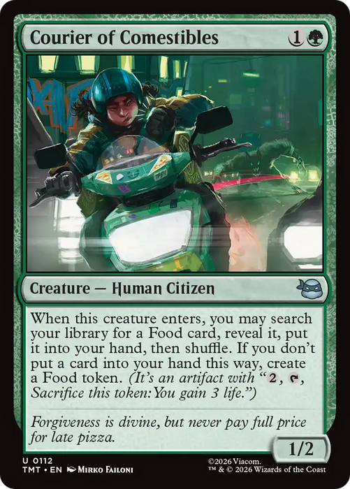 Courier of Comestibles [Teenage Mutant Ninja Turtles]