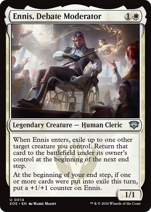 Ennis, Debate Moderator [Secrets of Strixhaven]