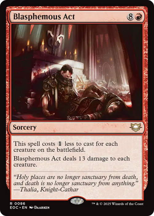 Blasphemous Act [Edge of Eternities Commander]