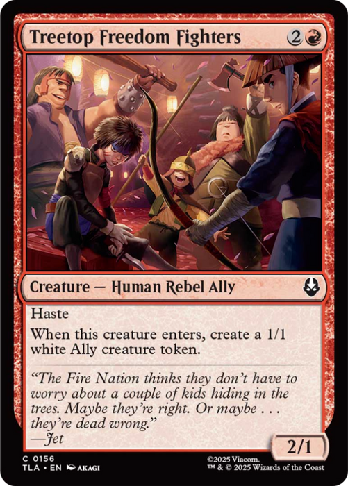 Treetop Freedom Fighters [Avatar: The Last Airbender]