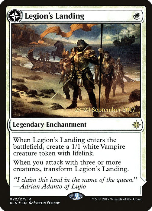 Legion's Landing // Adanto, the First Fort [Ixalan Prerelease Promos]