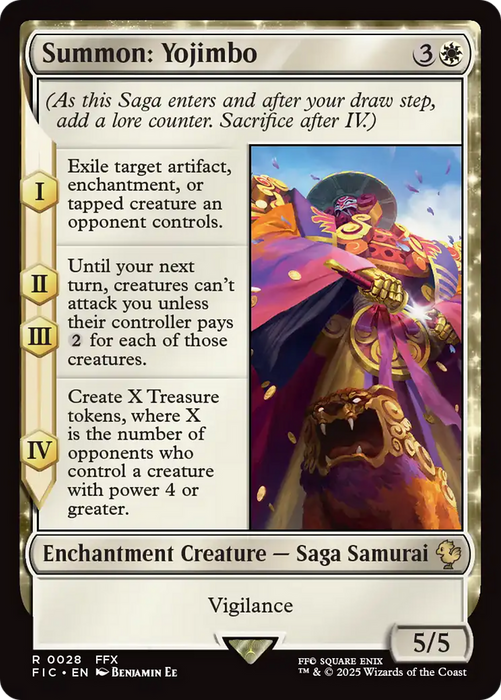 Summon: Yojimbo [FINAL FANTASY Commander]