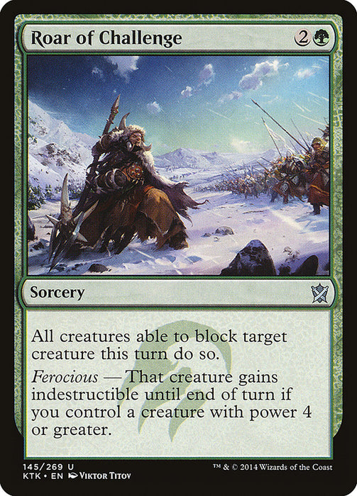 Roar of Challenge [Khans of Tarkir]