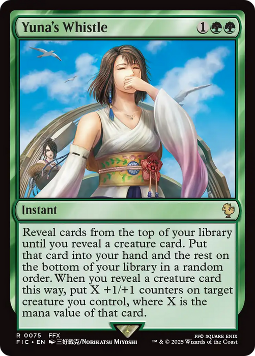 Yuna's Whistle (Surge Foil) [FINAL FANTASY Commander]