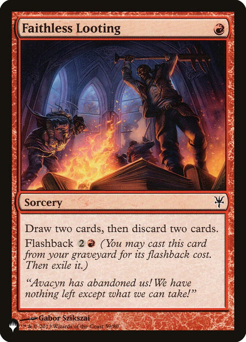 Faithless Looting [The List]