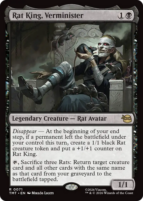 Rat King, Verminister [Teenage Mutant Ninja Turtles]