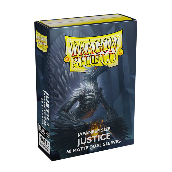 Dragon Shield: Japanese Size 60ct Art Sleeves - Justice (Dual Matte)