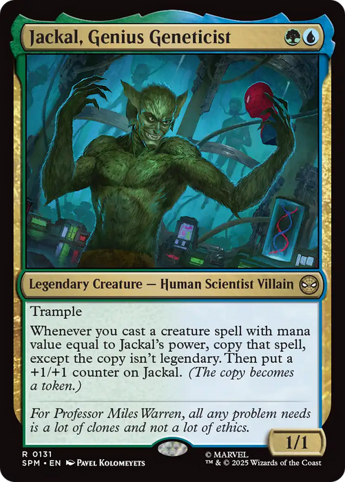 Jackal, Genius Geneticist [Marvel's Spider-Man]