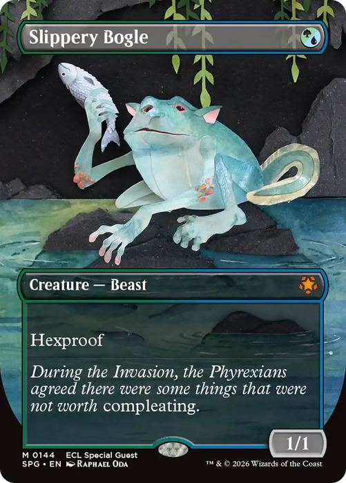 Slippery Bogle (Borderless) [Lorwyn Eclipsed Special Guests]