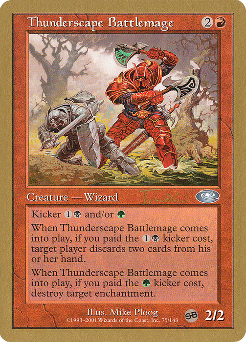 Thunderscape Battlemage (Jan Tomcani) [World Championship Decks 2001]