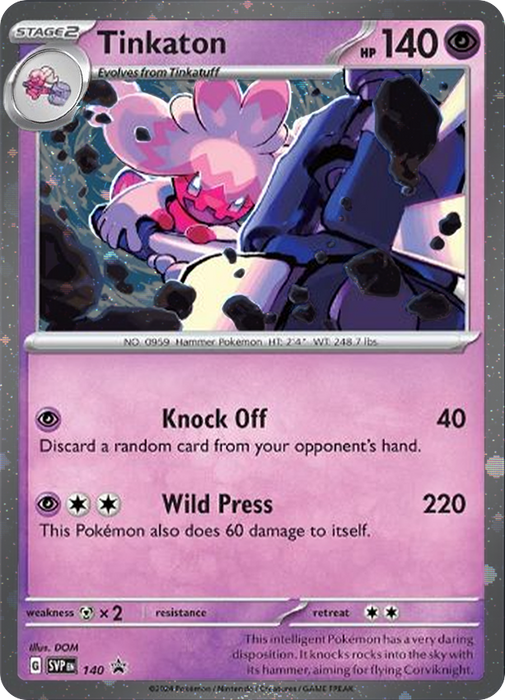 Tinkaton (SVP140) (Cosmos Holo) [Scarlet & Violet: Black Star Promos]