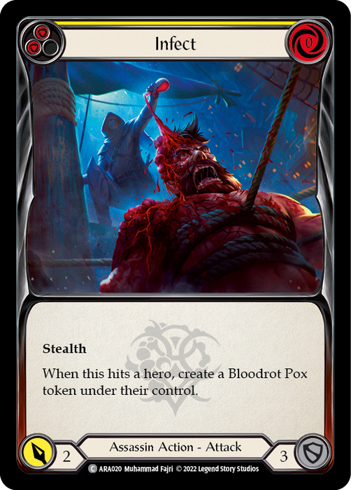 Infect (Yellow) [ARA020] (Outsiders Arakni Blitz Deck)