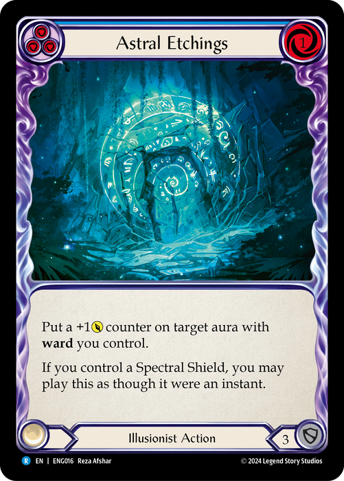 Astral Etchings [ENG016] (Part the Mistveil Enigma Blitz Deck)