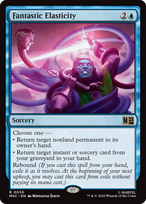 Fantastic Elasticity (Surge Foil) [Marvel Super Heroes Commander]