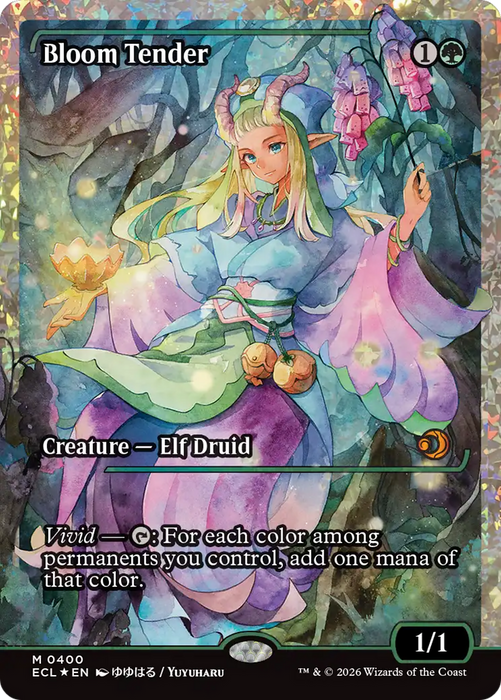 Bloom Tender (0400) (Showcase) (Fracture Foil) [Lorwyn Eclipsed]
