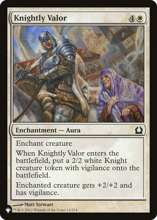 Knightly Valor [The List]