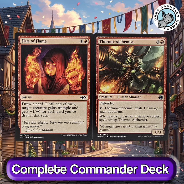 Vivi Ornitier COMMANDER DECK Spellslinger Burn Counters Tokens MTG Custom EDH