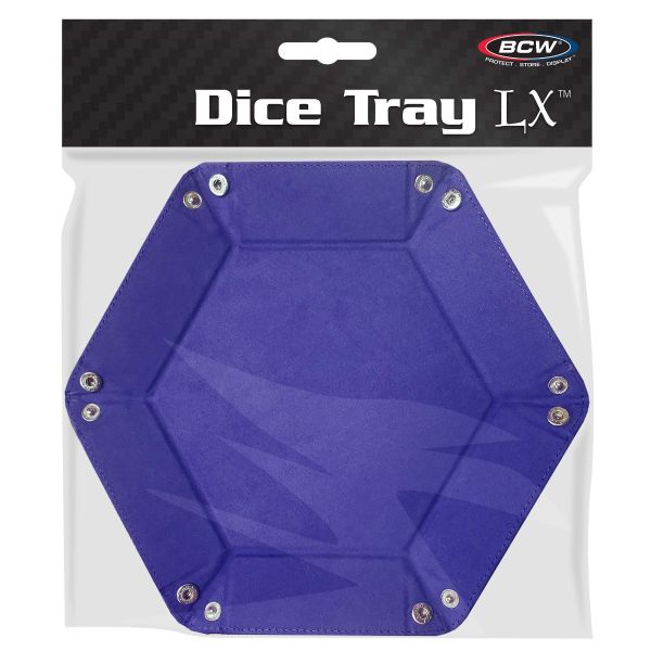 BCW | Hexagon Dice Tray LX (Blue)