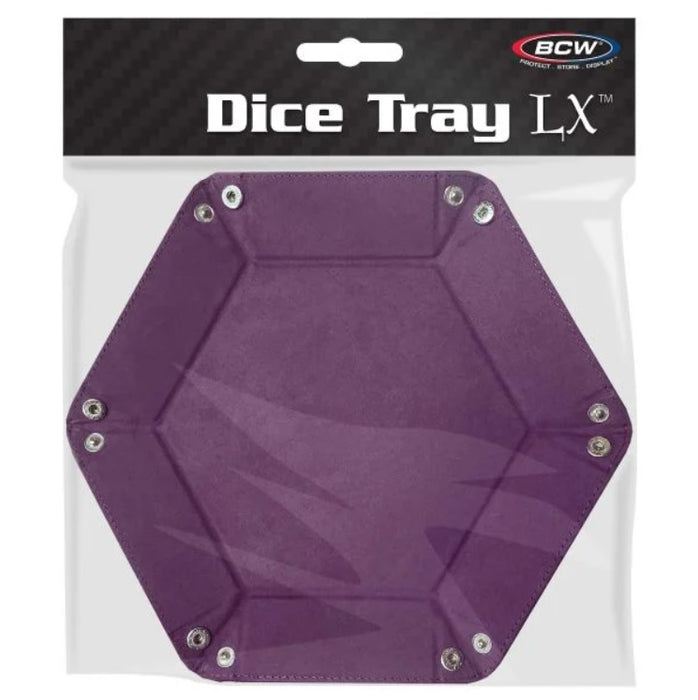 BCW | Hexagon Dice Tray LX (Purple)