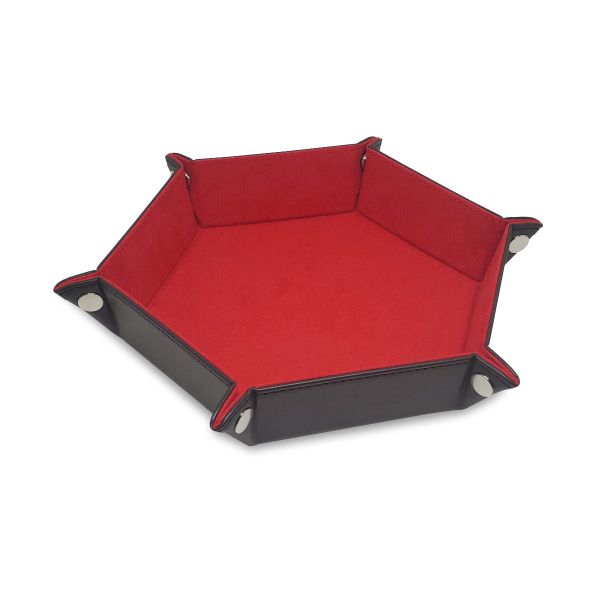 BCW | Hexagon Dice Tray LX (Red)