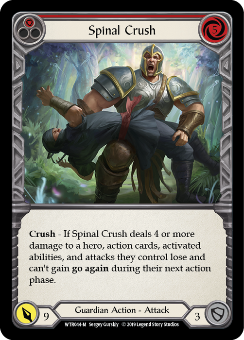 Spinal Crush [WTR044-M] (Welcome to Rathe)  Alpha Print Rainbow Foil